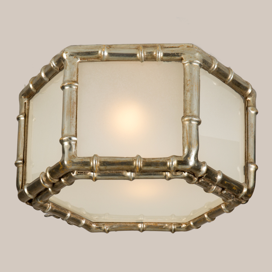 2068 A Bamboo Ceiling Mount In Leaf Finish Paul Ferrante