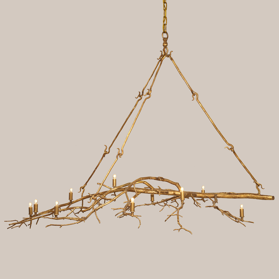 Paul Ferrante Branch Chandelier